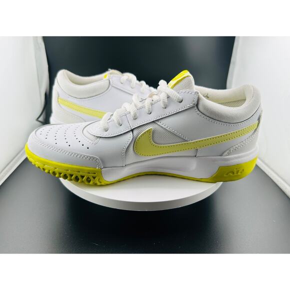 Nike Court Zoom Lite 3 Low White High Voltage W - DV3279-104 Sz 6 - Picture 5 of 6